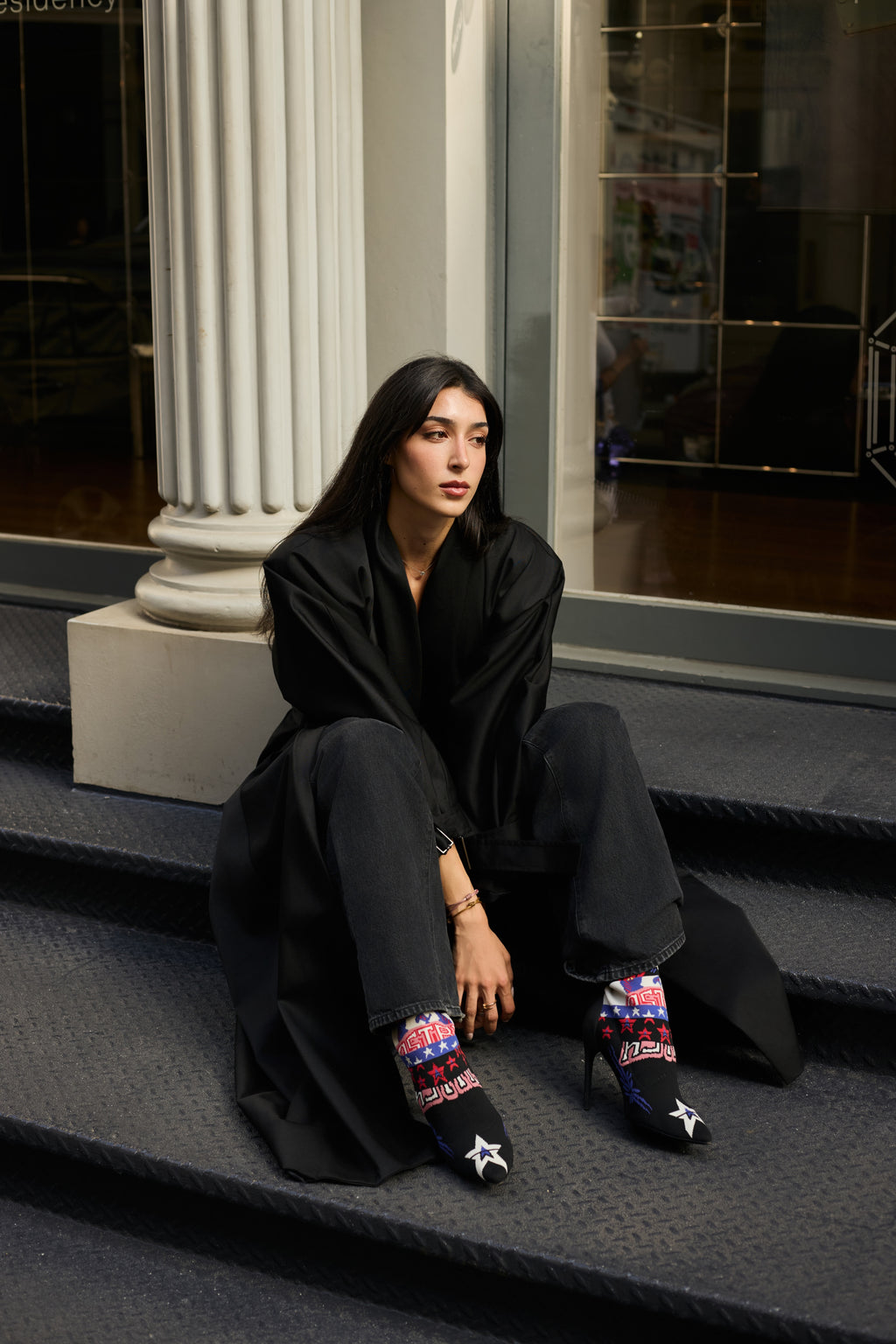 Gabardine Long Coat