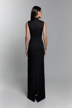 Cut Out Maxi Dress in Black