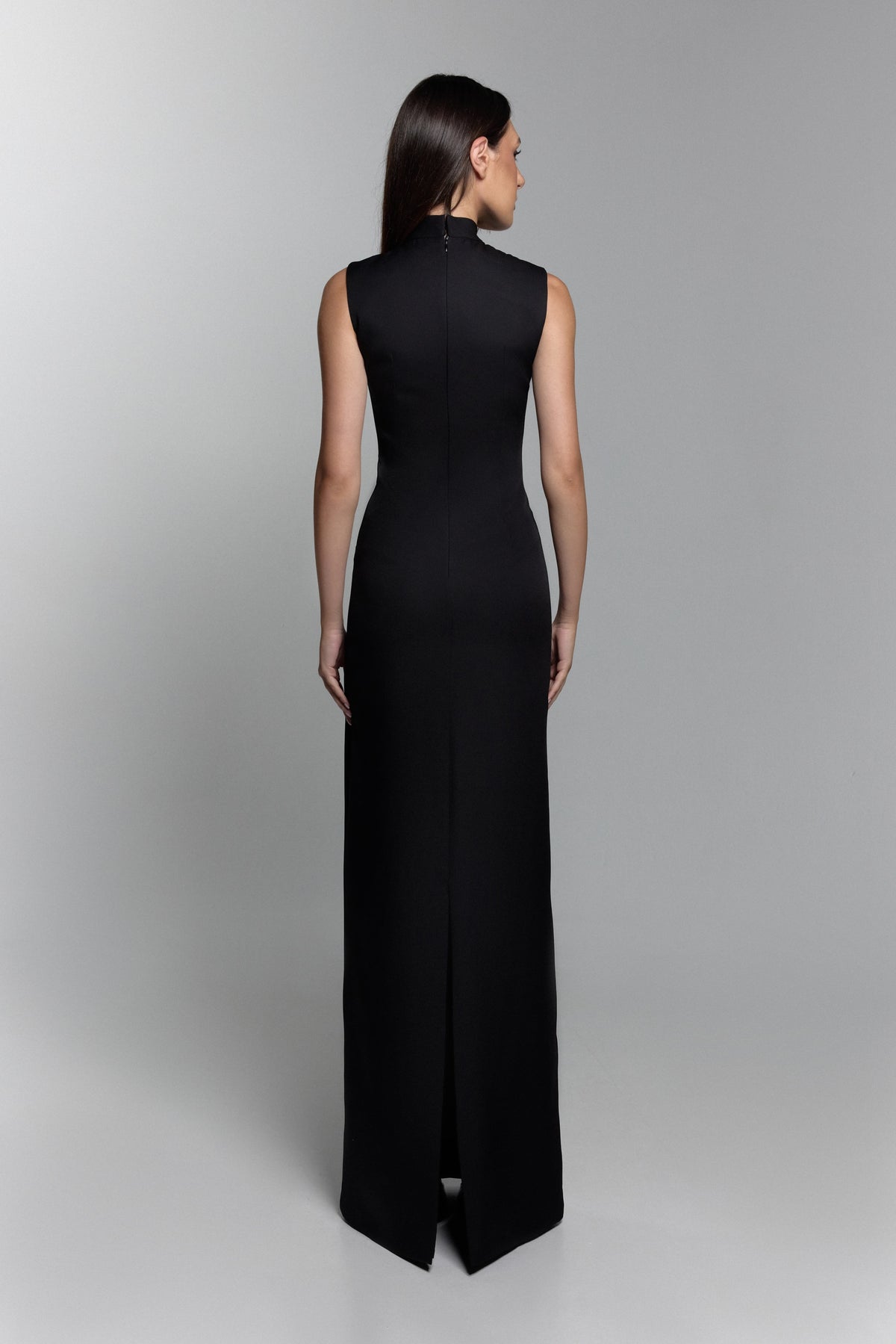Cut Out Maxi Dress in Black