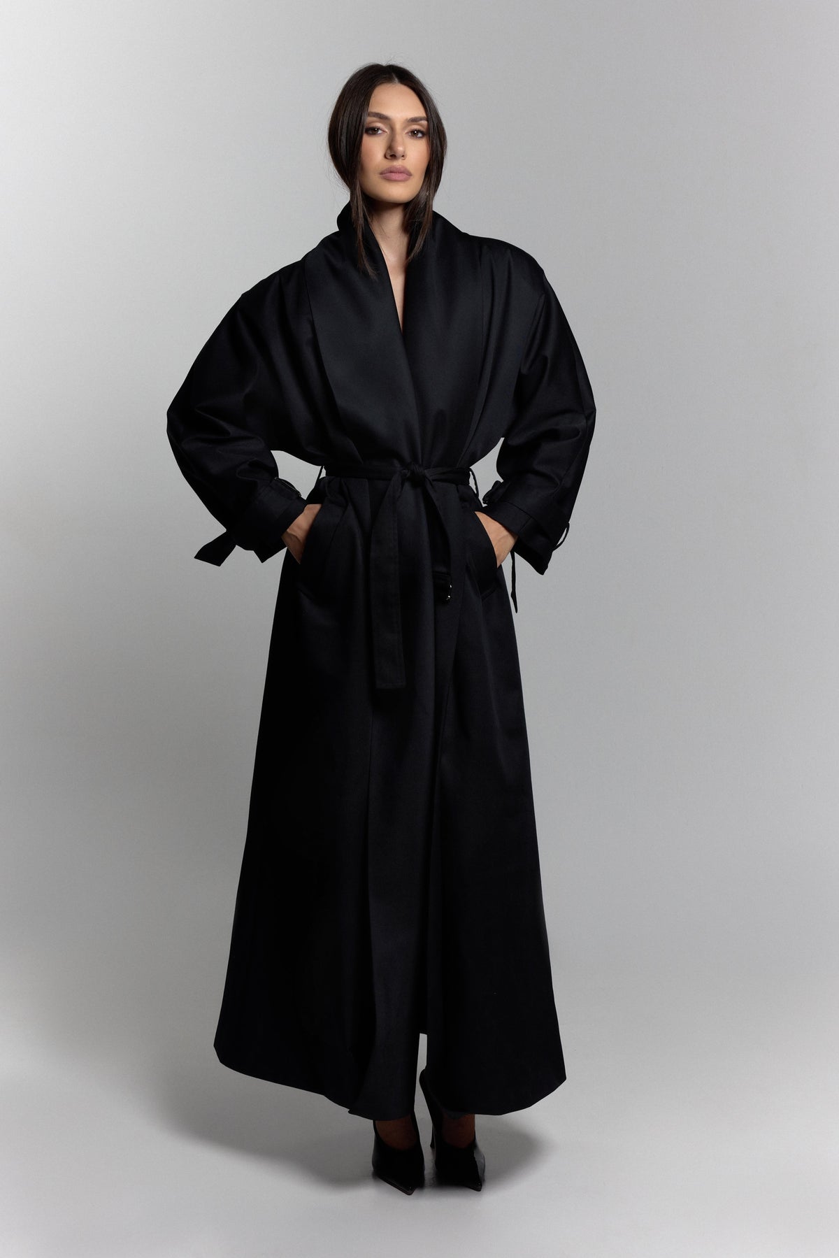 Gabardine Long Coat