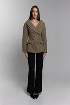 Contour Jacket in Beige