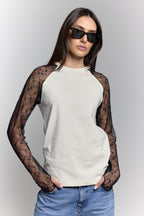 Lace Long Sleeve shirt - ZAIANI